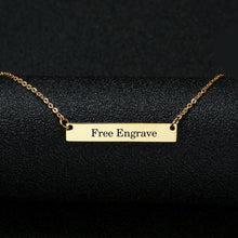 Personalised Box Name Necklace