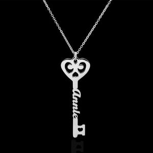 Key to Love Name Necklace